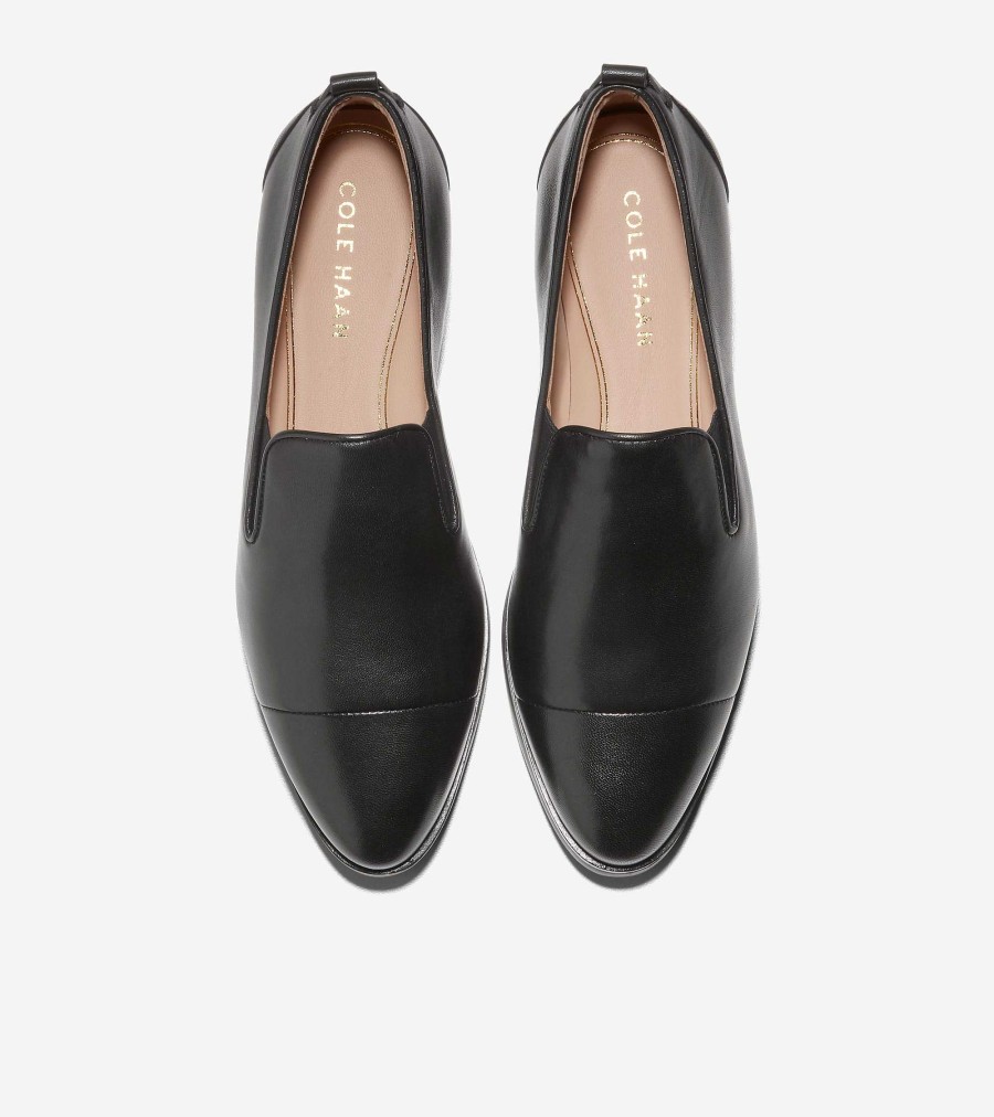 Women Cole Haan Loafers & Drivers | Women'S Grand Ambition Slip-On Loafer Black