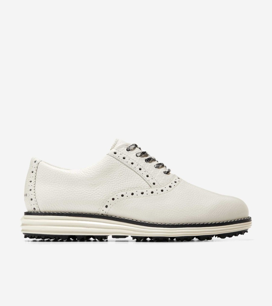 Women Cole Haan Golf Shoes | Women'S Riginalgrand Shortwing Golf Shoe Ivory-Black