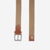 Men Cole Haan Belts | 35Mm Tubular Stretch Cord Belt Khaki