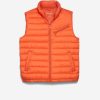 Men Cole Haan Coats & Jackets | Men'S Quilted Vest Burnt Orange