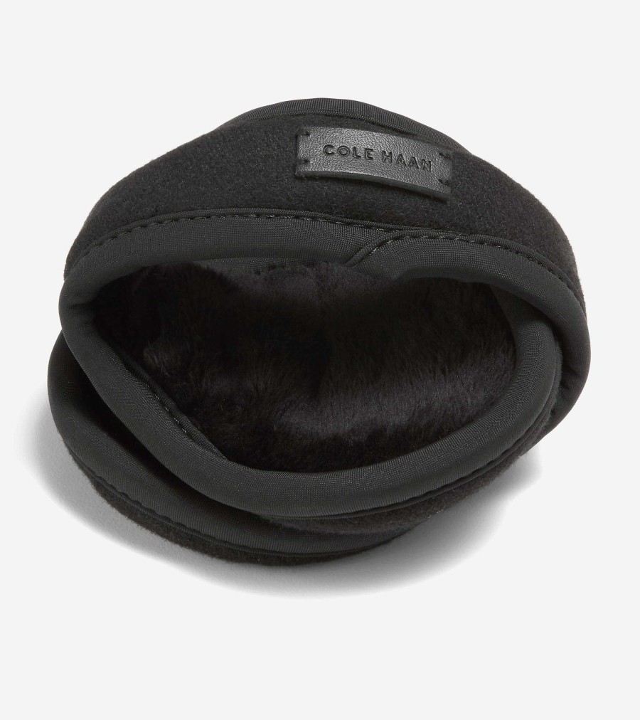 Men Cole Haan Hats, Gloves, & Scarves | Heritage Behind The Ears Earmuffs Black