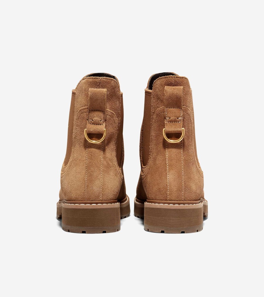 Women Cole Haan Boots | Women'S Greenwich Chelsea Bootie Golden Toffee