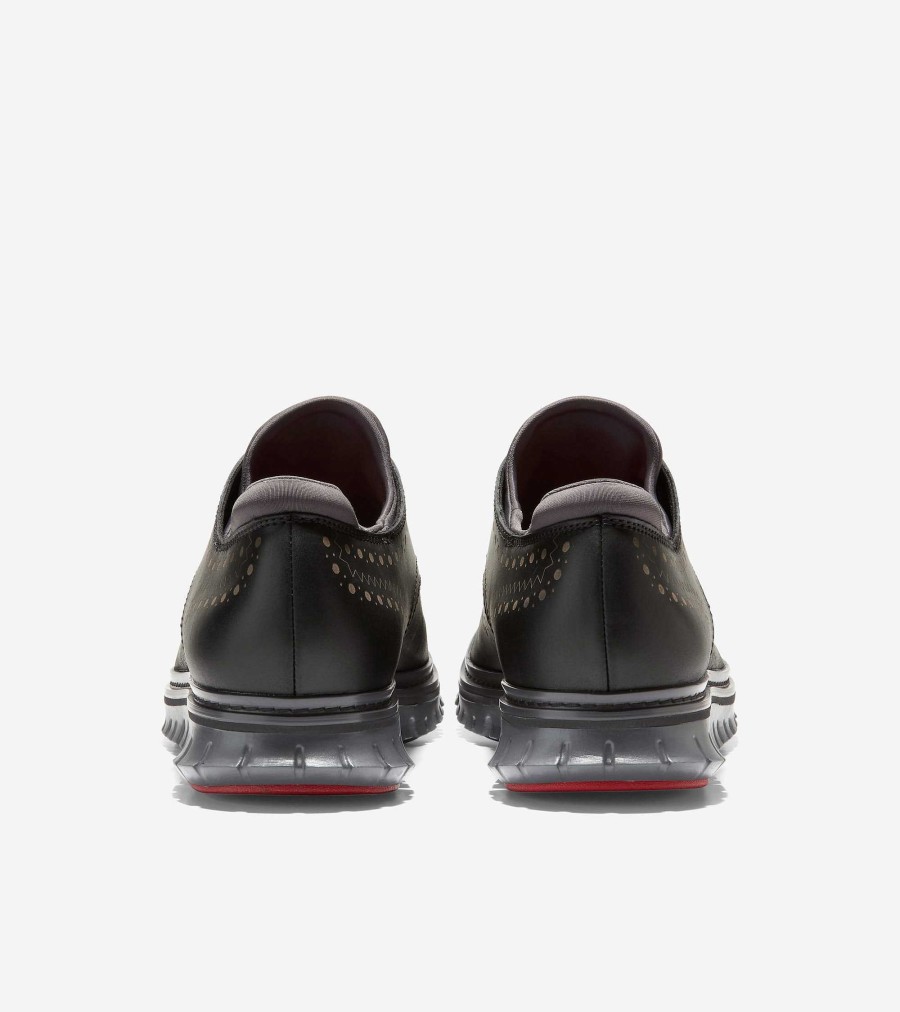 Men Cole Haan Oxfords | Men'S Zer Grand Waterproof Oxford Black-Magnet