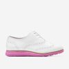 Women Cole Haan Oxfords | Women'S Riginalgrand Wingtip Oxfords Optic White-Cyclamen Pink