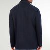 Men Cole Haan Coats & Jackets | Men'S Wool Patch Pocket Jacket Navy