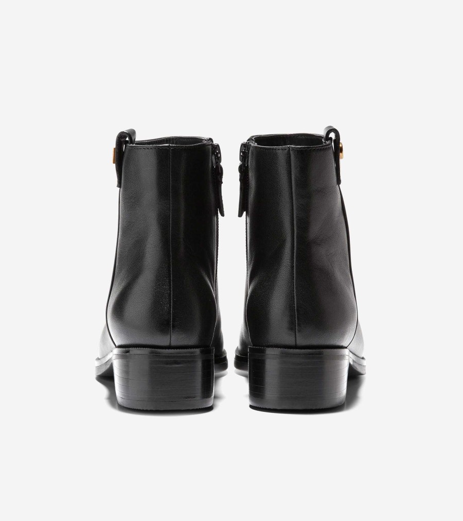 Women Cole Haan Boots | Women'S Leigh Booties Black