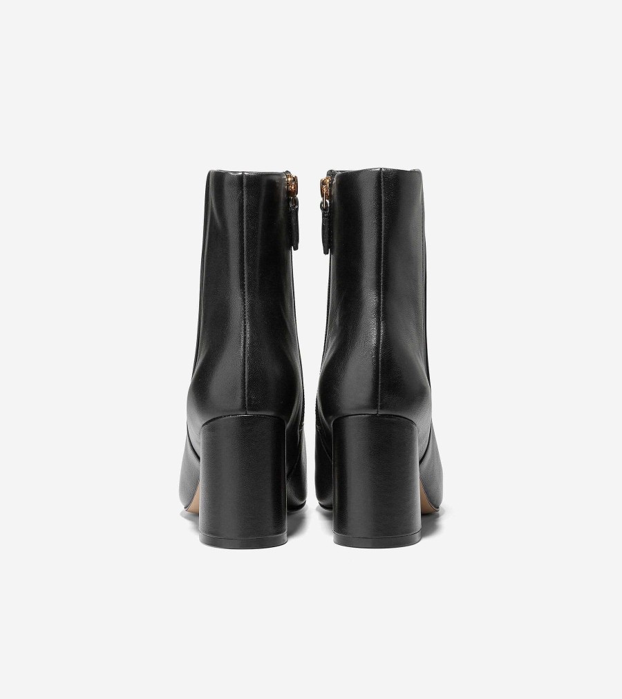 Women Cole Haan Boots | Women'S Chrystie Square Bootie Black