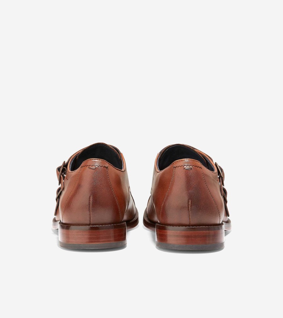 Men Cole Haan Oxfords | Men'S Harrison Monkstrap British Tan