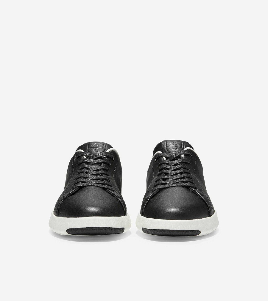 Women Cole Haan Sneakers | Women'S Grandpr Tennis Sneaker Black-Optic White