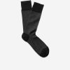 Men Cole Haan Socks | Pique Textured Crew Socks Black