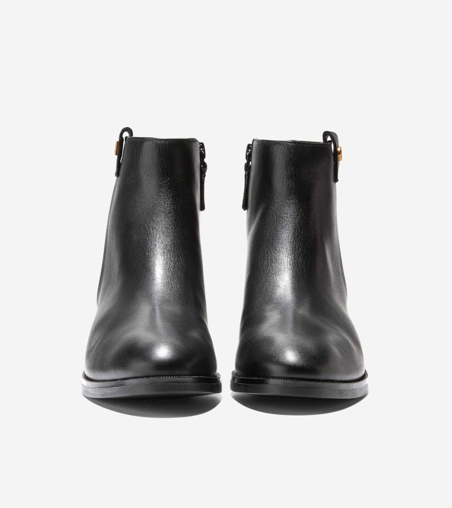 Women Cole Haan Boots | Women'S Leigh Booties Black