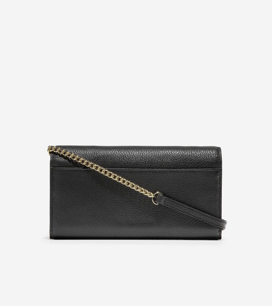 Women Cole Haan Wallets & Wristlets | Wallet On A Chain Black