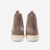 Women Cole Haan Boots | Women'S Riginalgrand Platform Chelsea Boot Irish Coffee Suede-Ivory