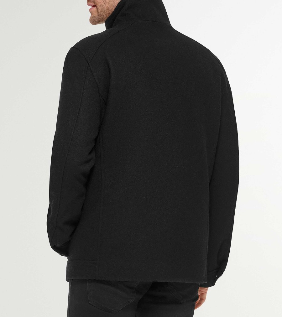 Men Cole Haan Coats & Jackets | Men'S M65 Field Jacket Black