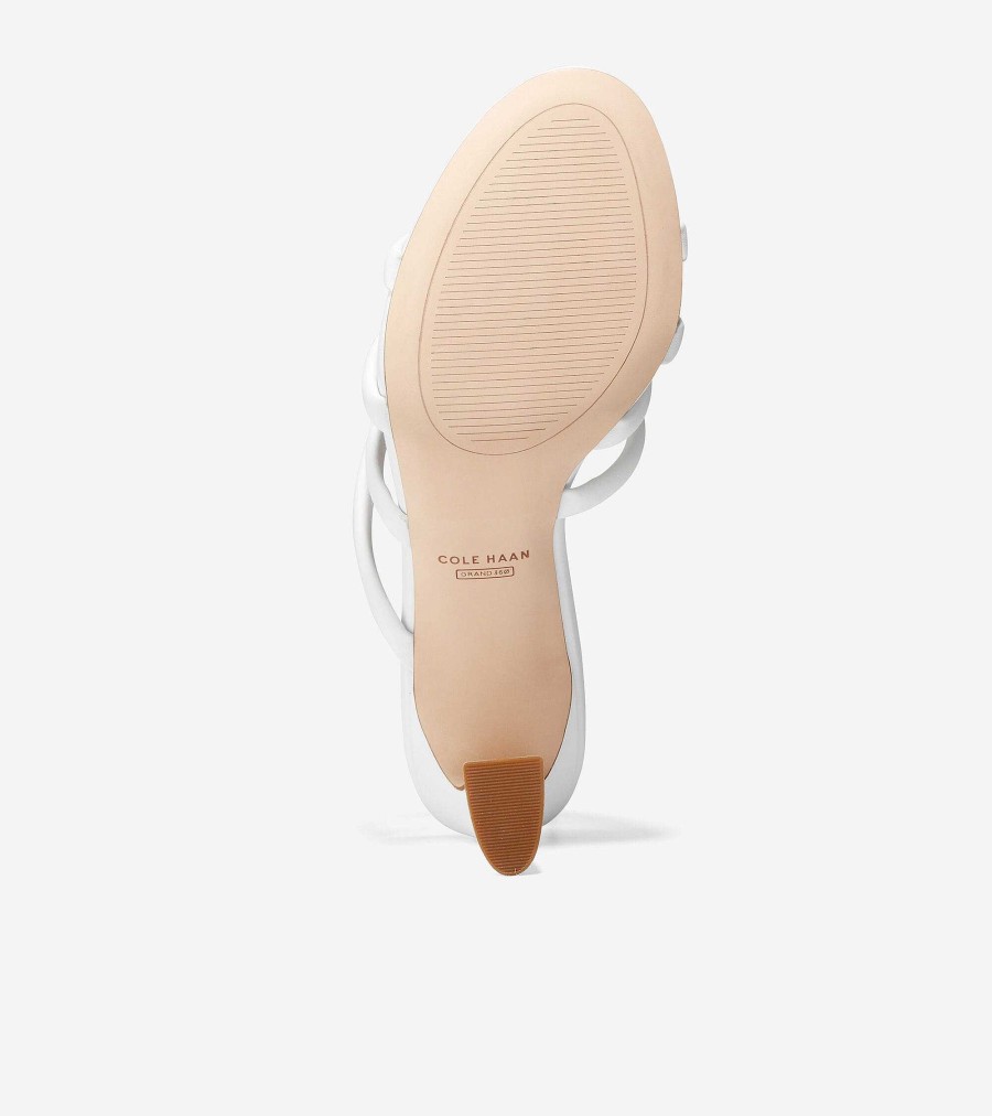 Women Cole Haan Dress Shoes | Women'S Adella Sandal White Leather