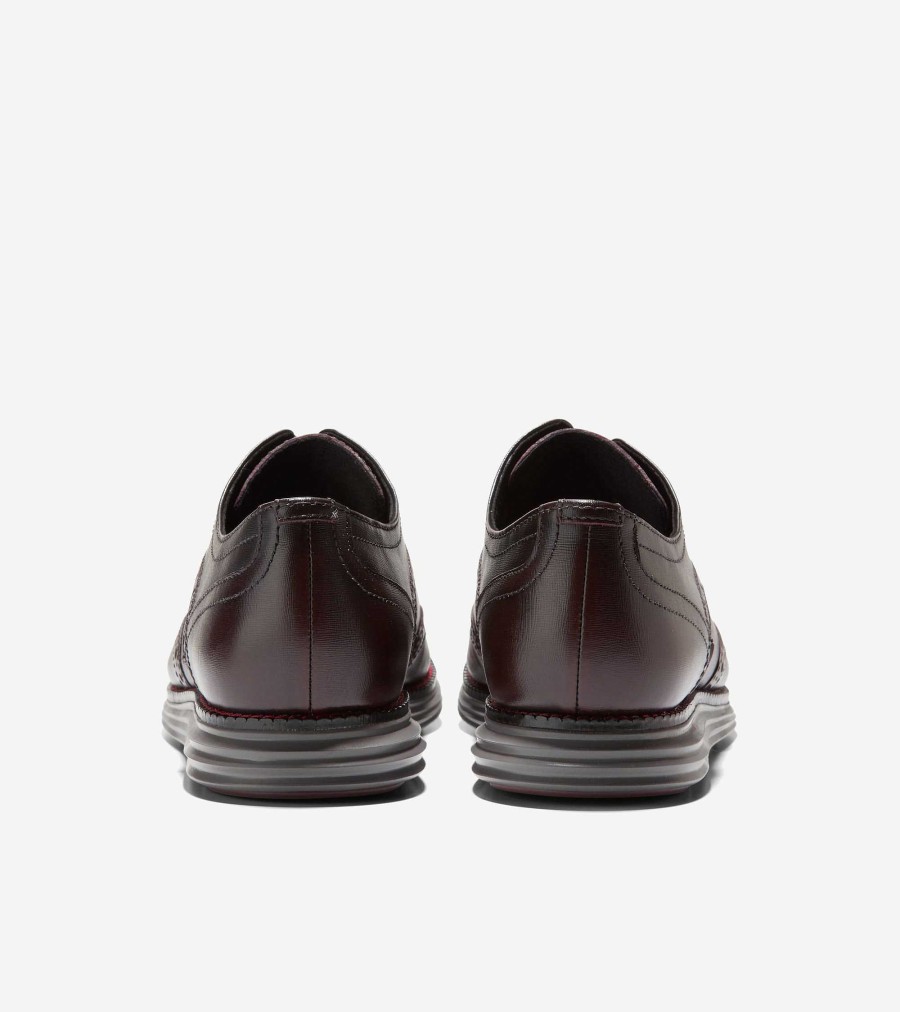 Men Cole Haan Oxfords | Men'S Riginalgrand Wingtip Oxfords Bloodstone-Tornado