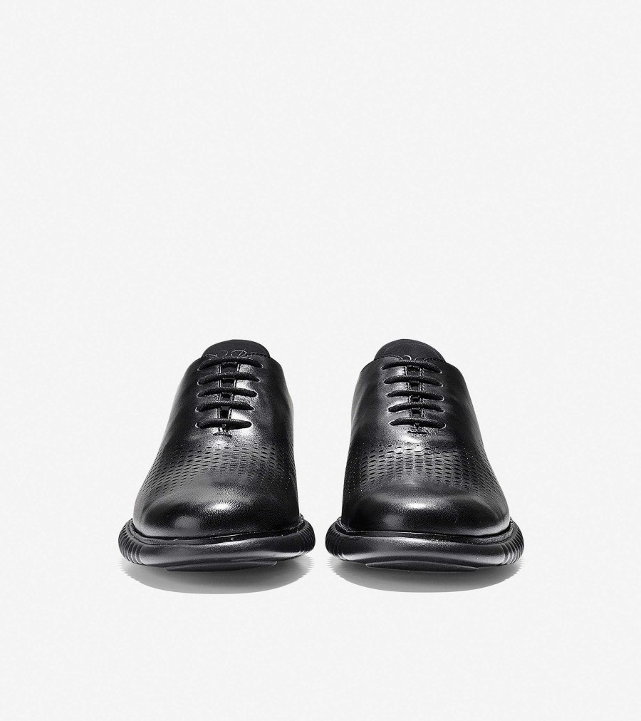 Men Cole Haan Oxfords | Men'S 2.Zer Grand Laser Wingtip Oxford Black