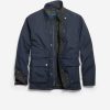 Men Cole Haan Coats & Jackets | Men'S Rain Jacket Navy