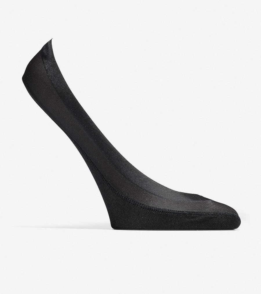 Women Cole Haan Socks | Women'S Laser Cut Liner - 2 Pack Black