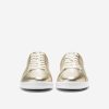 Women Cole Haan Sneakers | Women'S Grand Crosscourt Sneaker Gold-Optic White