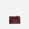 Women Cole Haan Wallets & Wristlets | Card Case With Zip Bloodstone