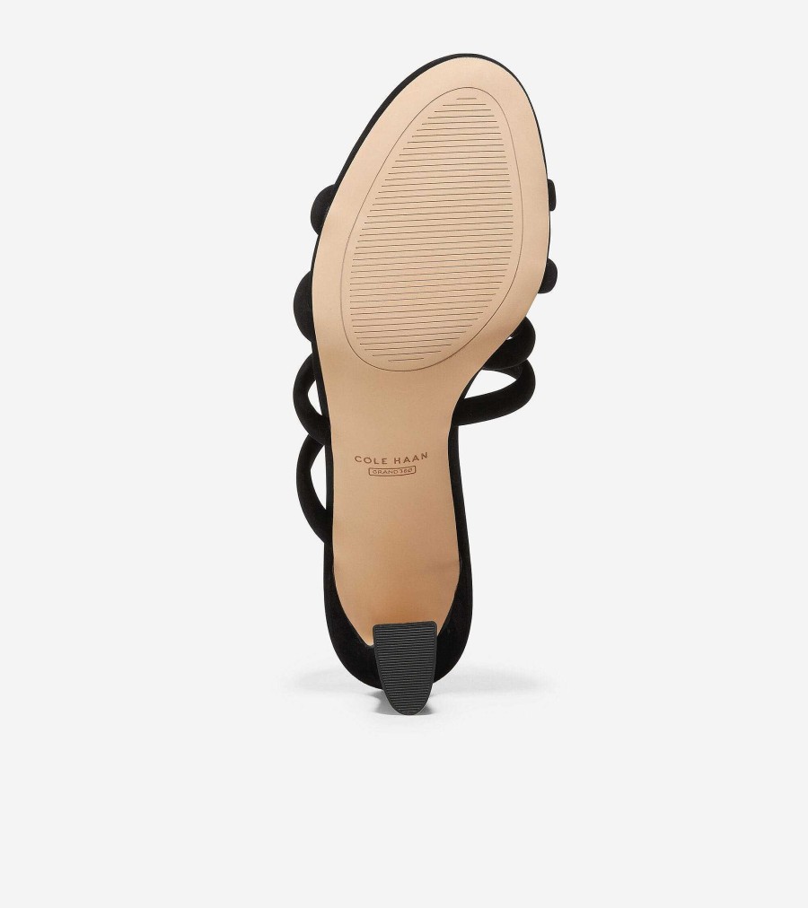 Women Cole Haan Sandals | Women'S Adella Sandal Black Suede