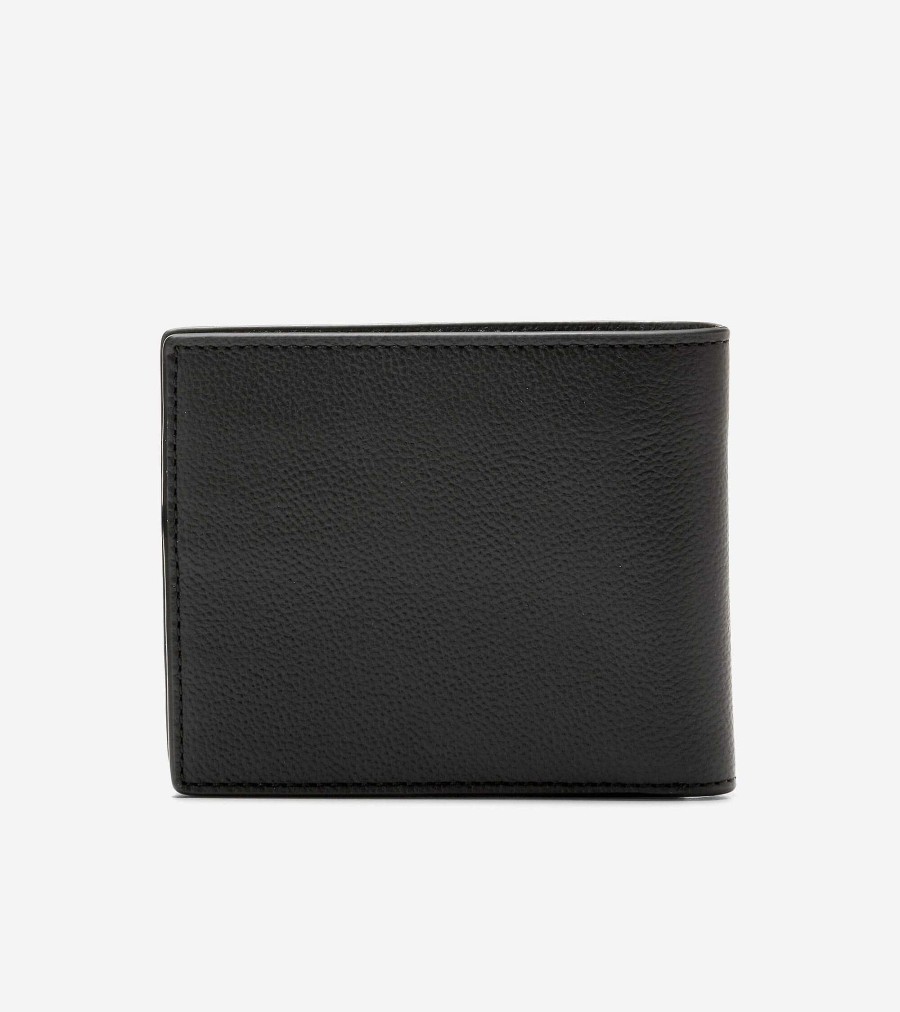 Men Cole Haan Wallets | Pebble Traveler Black