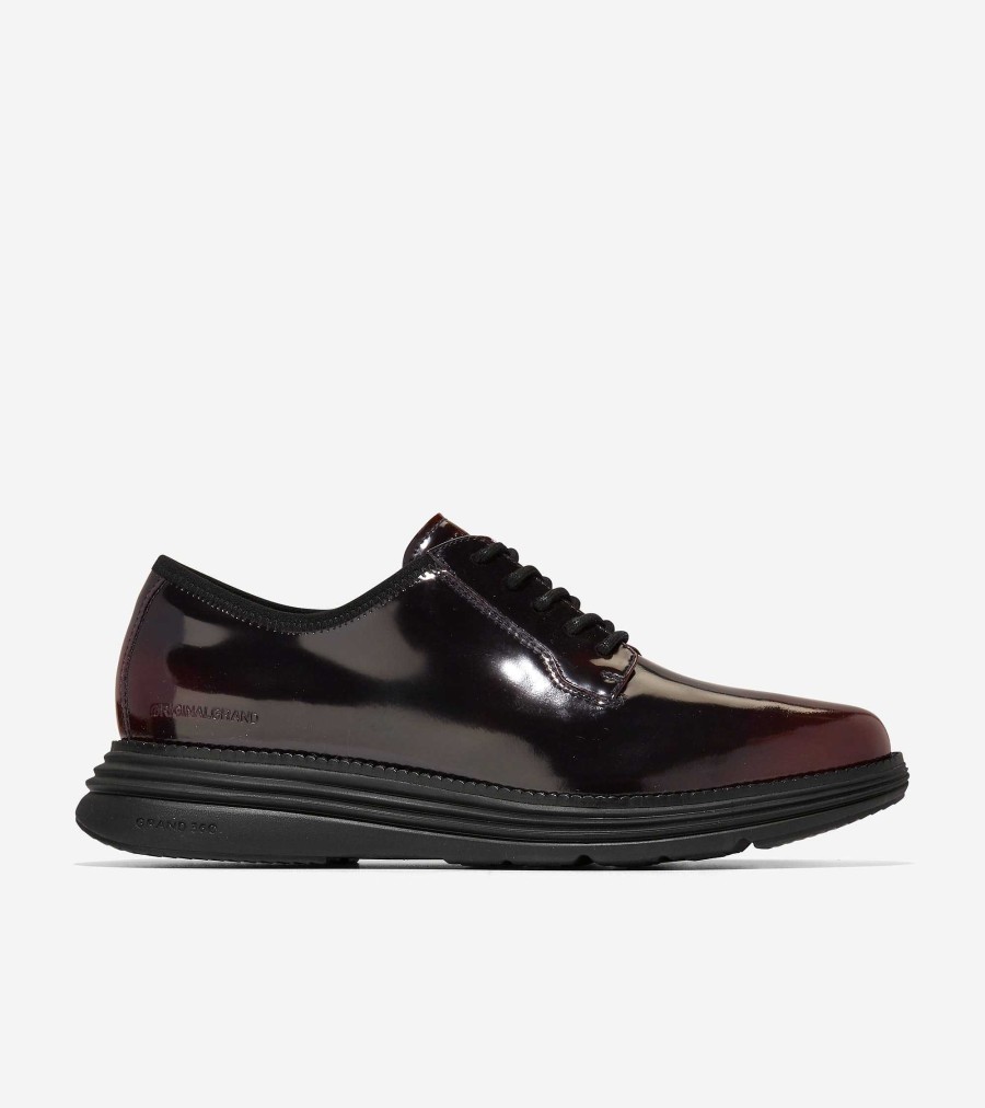 Men Cole Haan Oxfords | Men'S Riginalgrand Ultra Postman Oxfords Bloodstone Brush-Off-Black