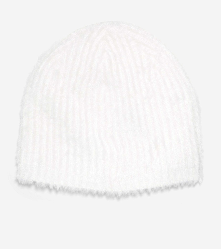 Women Cole Haan Hats, Gloves, & Scarves | Plush Beanie Ivory