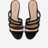 Women Cole Haan Sandals | Women'S Adella Sandal Black Suede