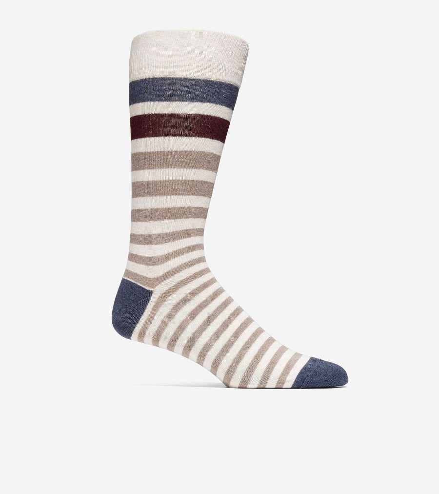 Men Cole Haan Socks | Argyle Dress Gift Box Brown Heather