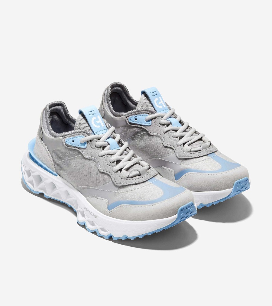 Women Cole Haan Sneakers | Women'S 5.Zer Grand Running Shoe Microchip-Blue Bell-Optic White