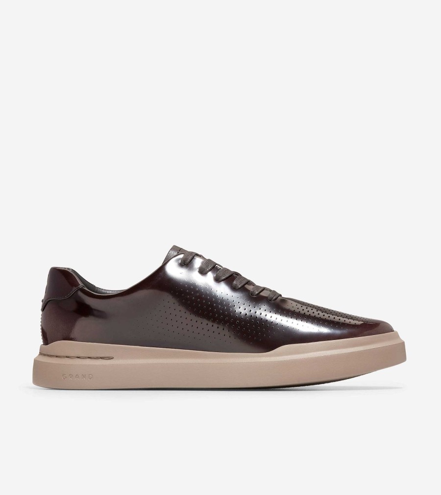 Men Cole Haan Sneakers | Men'S Grandpr Rally Cut Sneakers Dark Chocolate-Tea Leaf-Irish Coffee