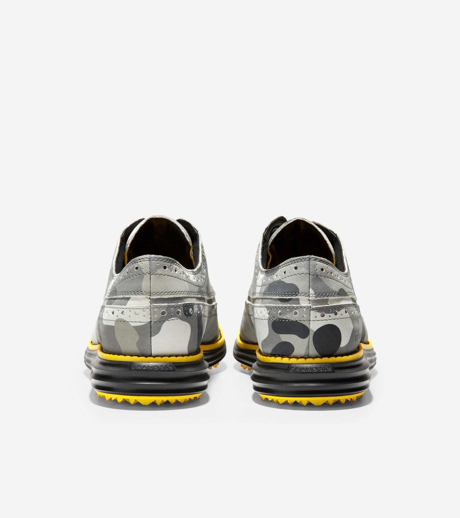 Men Cole Haan Dress Shoes | Men'S Riginalgrand Golf Shoe Grey Camo