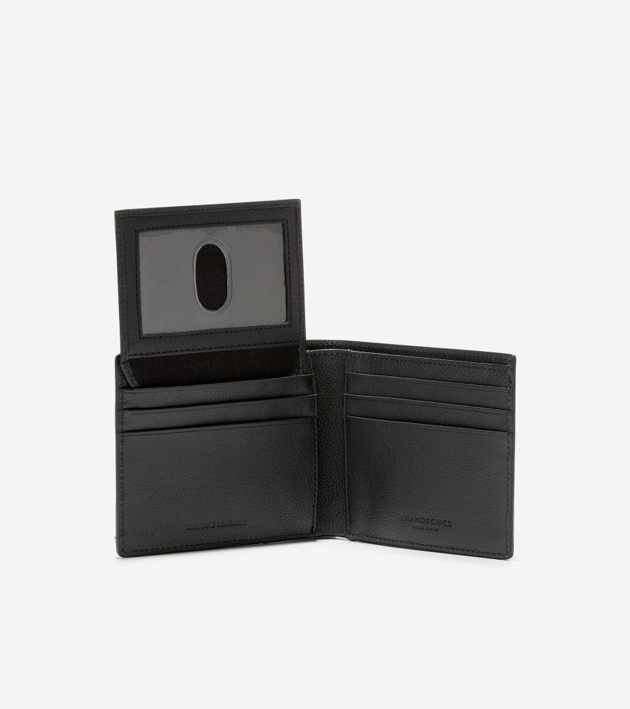 Men Cole Haan Wallets | Pebble Traveler Black