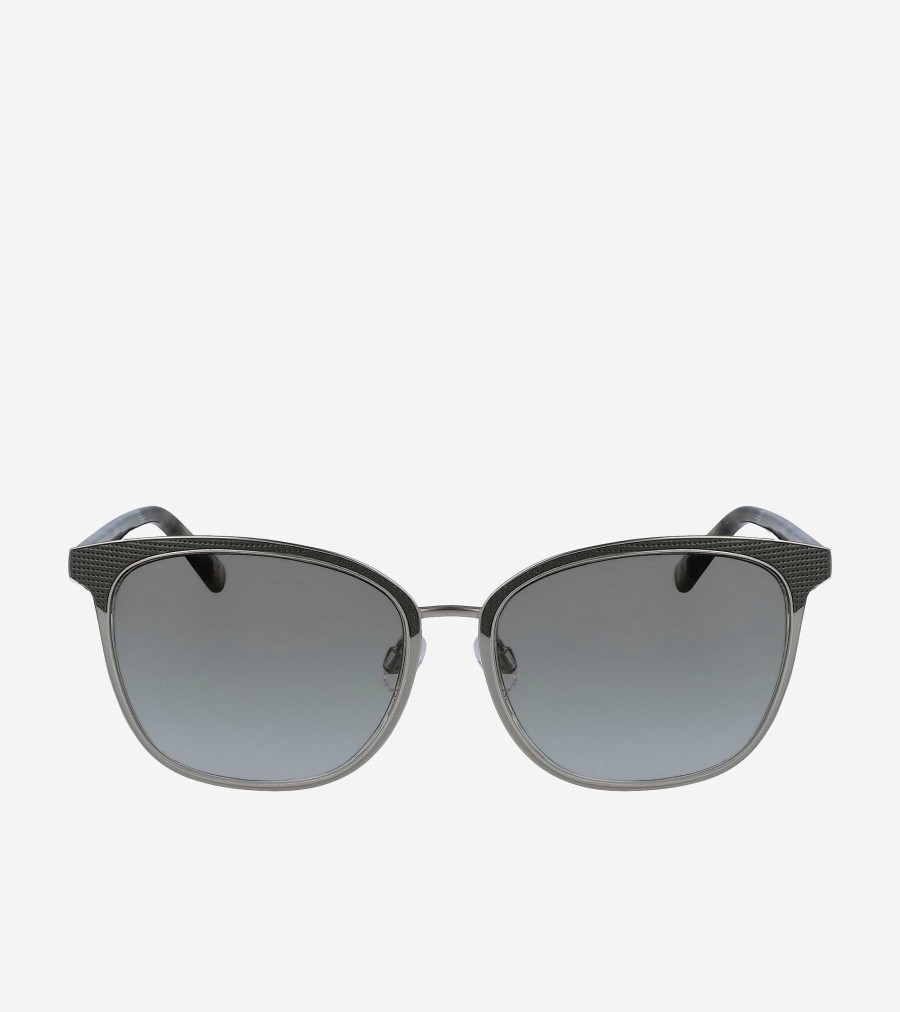 Women Cole Haan Sunglasses | Uplifting Square Sunglasses Grey