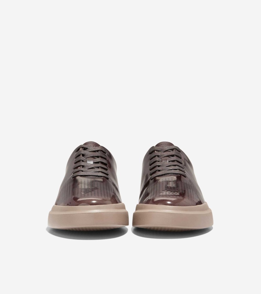 Men Cole Haan Sneakers | Men'S Grandpr Rally Cut Sneakers Dark Chocolate-Tea Leaf-Irish Coffee