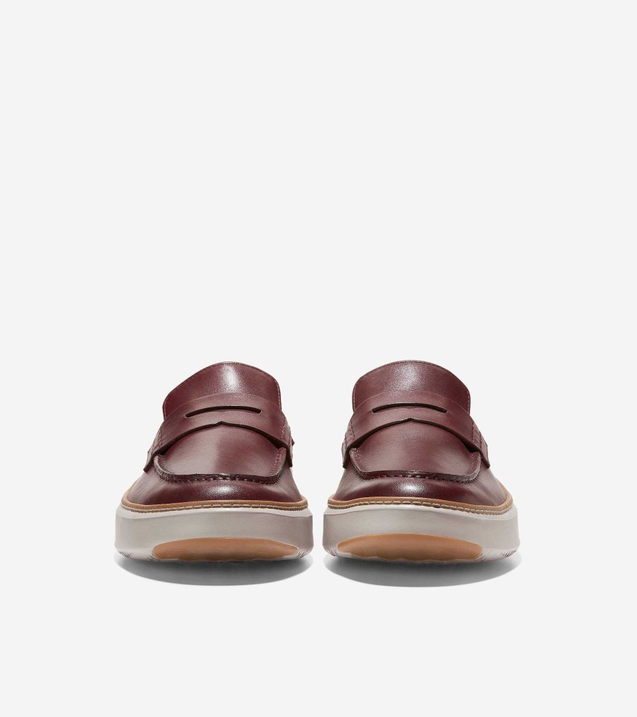 Men Cole Haan Loafers & Drivers | Men'S Grandpr Topspin Penny Loafer Bloodstone-Dove