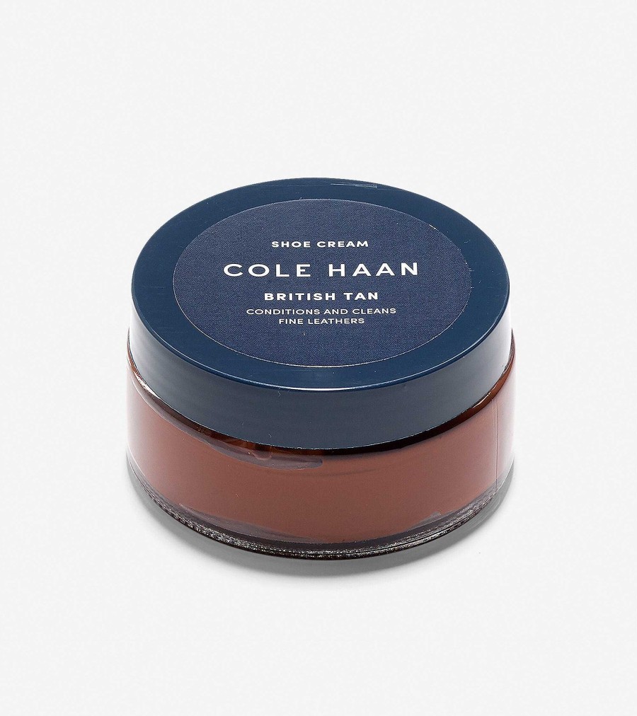 Women Cole Haan Leather & Shoe Care | Shoe Cream British Tan