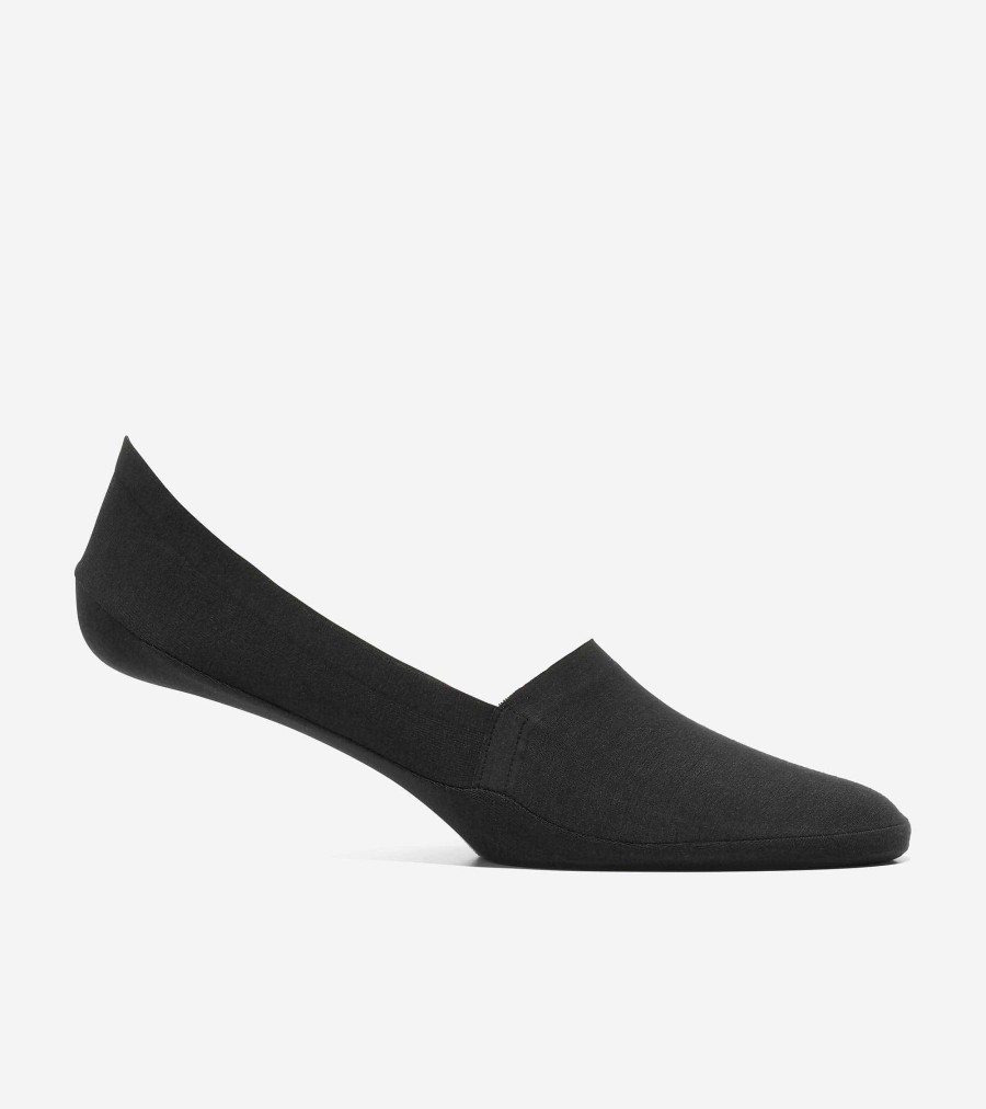 Men Cole Haan Socks | Men'S 2-Pack Sock Liner Black