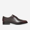 Men Cole Haan Oxfords | Men'S Washington Grand Laser Wingtip Oxfords Dark Chocolate-Black