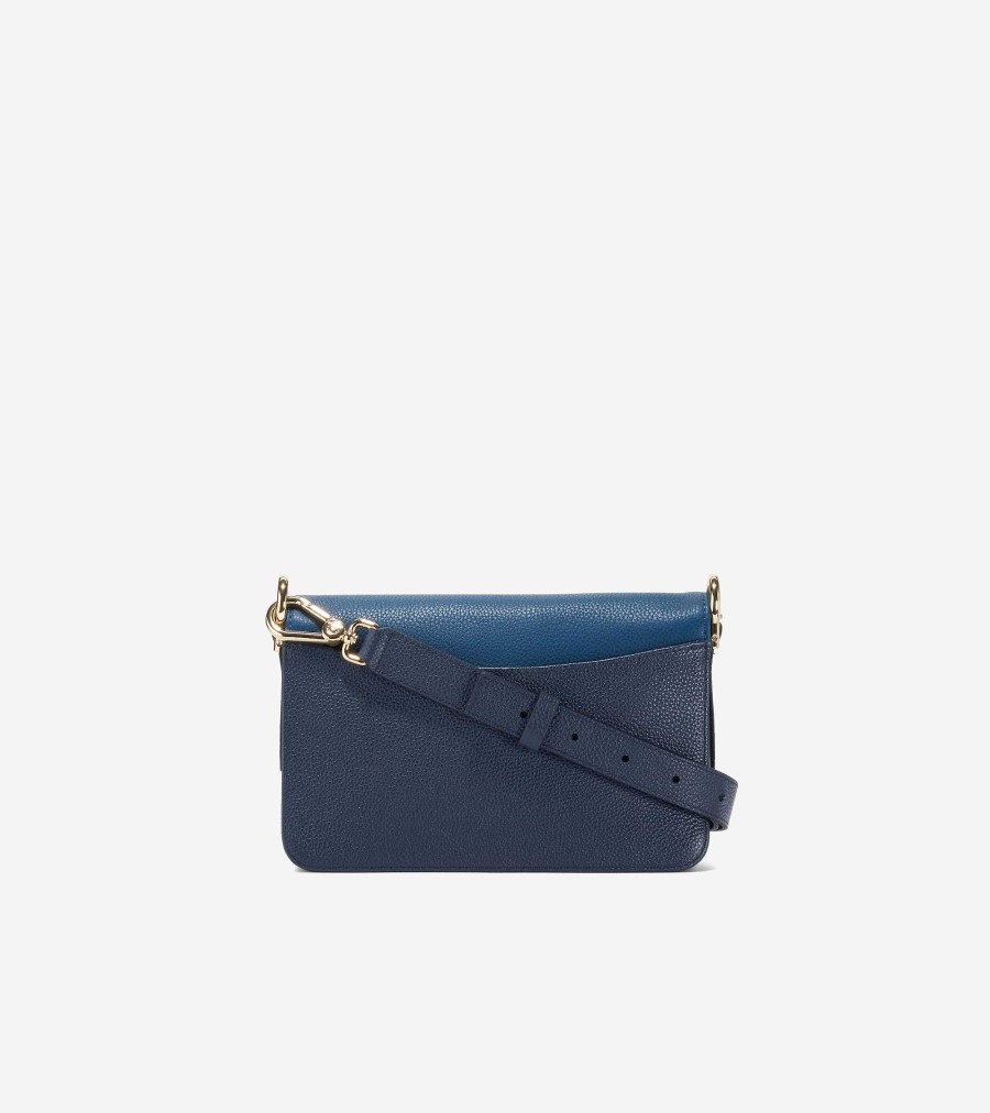 Women Cole Haan Crossbody Bags | Mini Day-To-Night Bag Turbulence-Ensign Blue-Navy Blazer