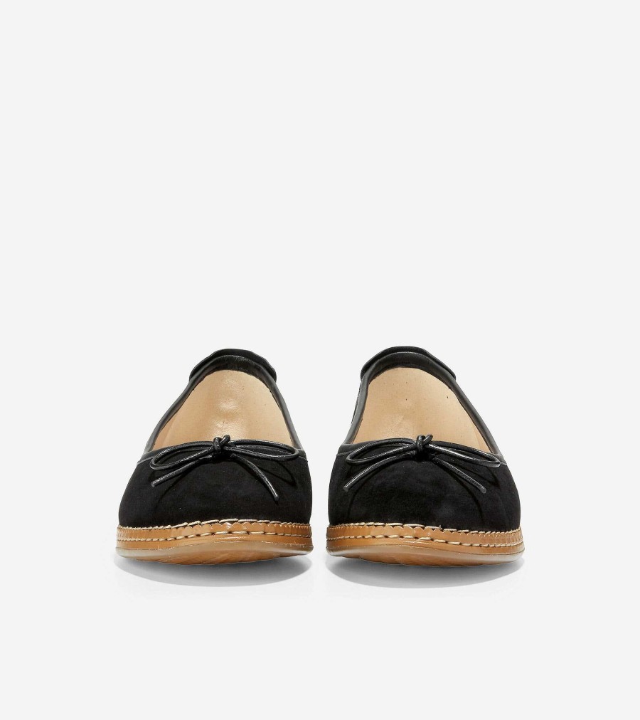 Women Cole Haan Flats & Slip-Ons | Women'S Cloudfeel All-Day Ballet Flat Black