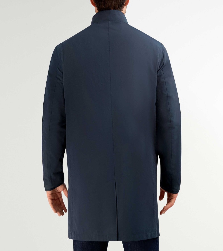 Men Cole Haan Coats & Jackets | Men'S 3 In 1 Jacket Navy