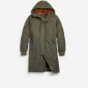 Men Cole Haan Coats & Jackets | Men'S Puffer Parka Olive