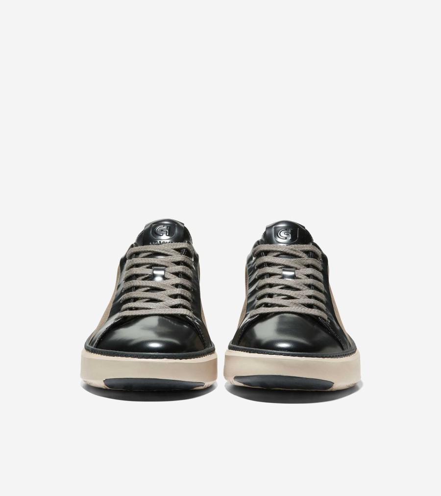 Men Cole Haan Sneakers | Men'S Grandpr Topspin Sneakers Morel-Black-Oat