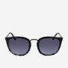 Women Cole Haan Sunglasses | Round Tortoise Sunglasses Smoke Tortoise