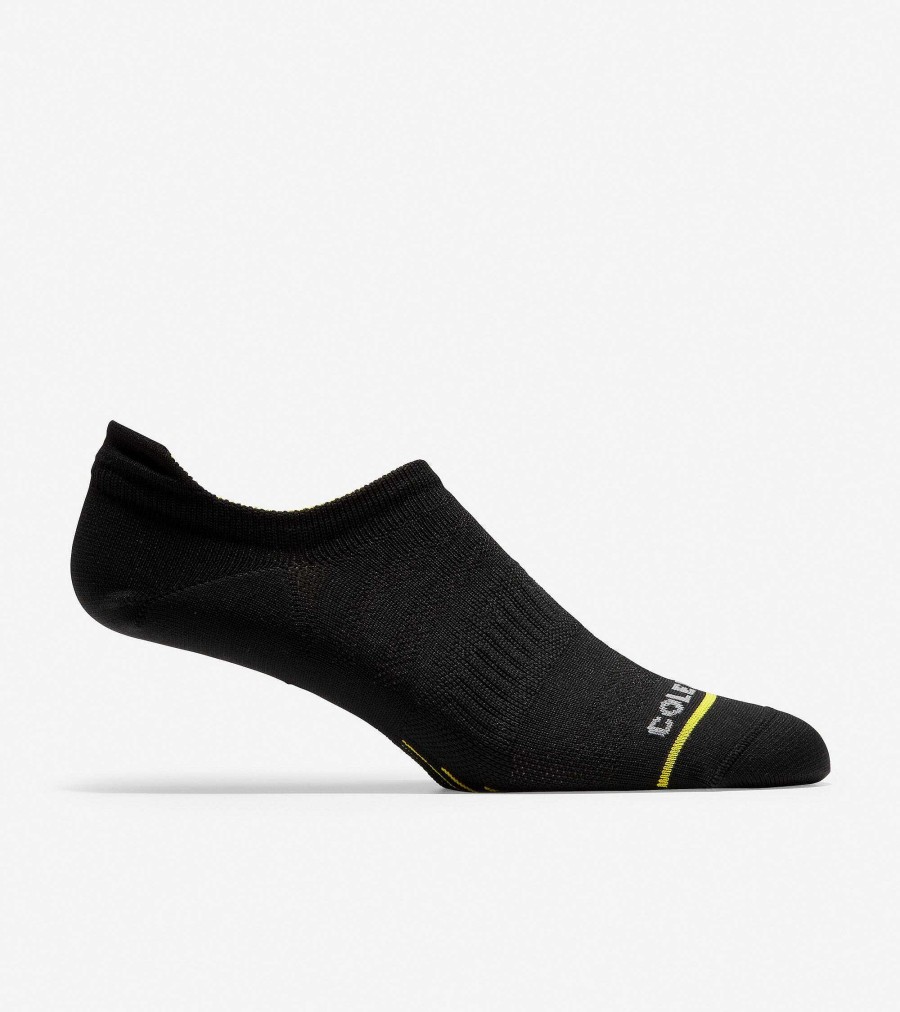 Men Cole Haan Socks | Men'S Zer Grand 3-Pair Liner Socks Black