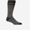 Men Cole Haan Socks | Men'S Marl Boot Socks Black