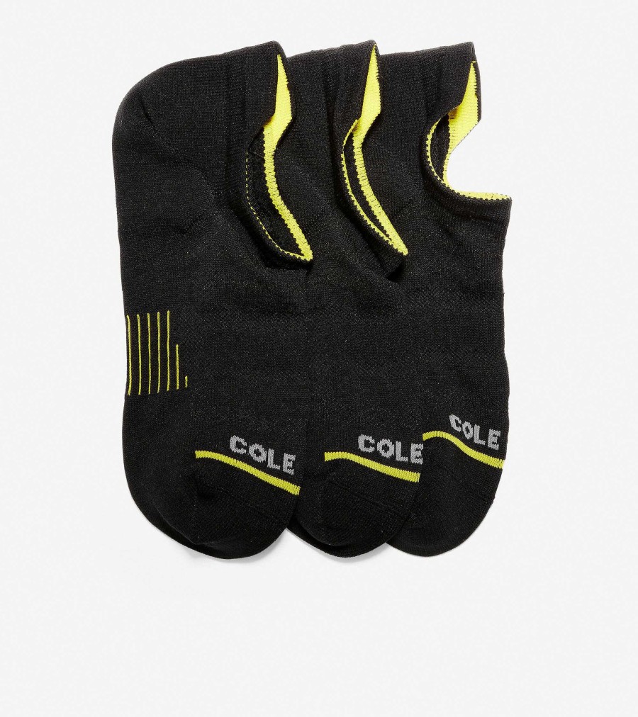 Women Cole Haan Socks | Women'S Zer Grand 3-Pair Liner Socks Black